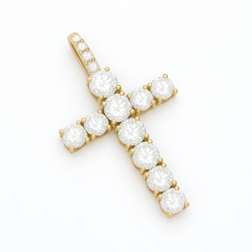 3.75CTW Lab Diamond Cross Pendant