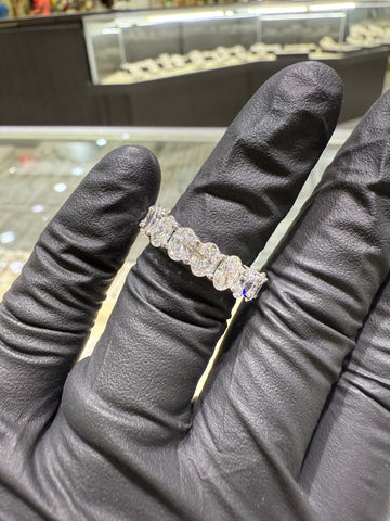 4.5CTW VS1 Oval Lab Diamond Eternity