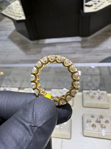 4CTW VVS Lab Diamond Eternity Ring