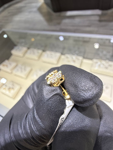 1CTW VVS Cluster Diamond Studs