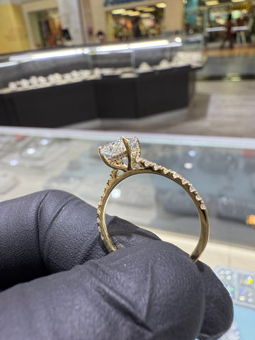 1.55CTW VS1 Radiant Engagement Ring