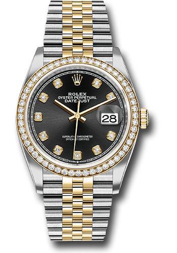 Rolex Oyster Perpetual Datejust Gold with Black Dialbeautiful