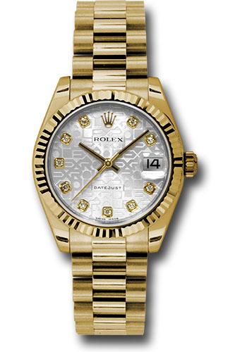 Rolex Lady-Datejust 31 President Automatic Ladies Watch