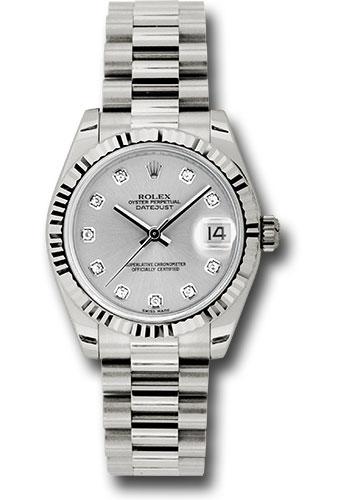 Rolex datejust sale 31 silver dial