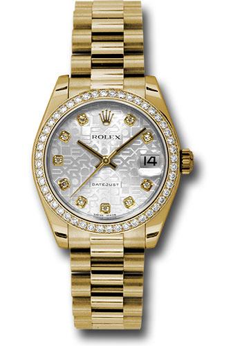 Rolex gold and clearance silver diamond watch