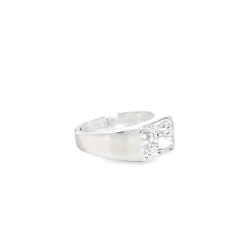 5CT Radiant Lab Diamond Mens Ring