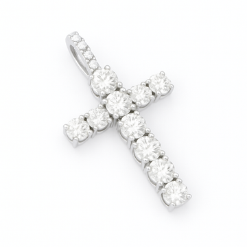 3.75CTW Lab Diamond Cross Pendant