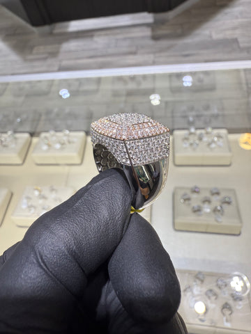 4CTW Mens Lab Diamond Ring VVS