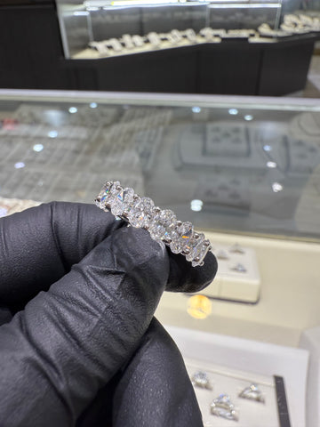 4.5CTW VS1 Oval Lab Diamond Eternity