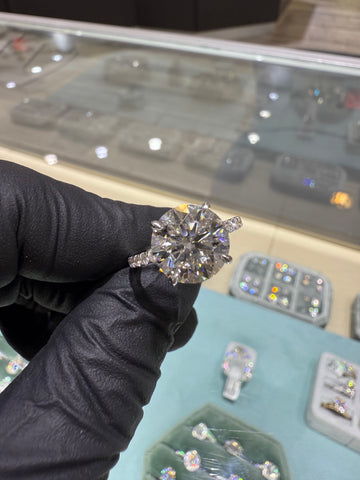 5CTW VS1 Brilliant Round Diamond Engagement Ring