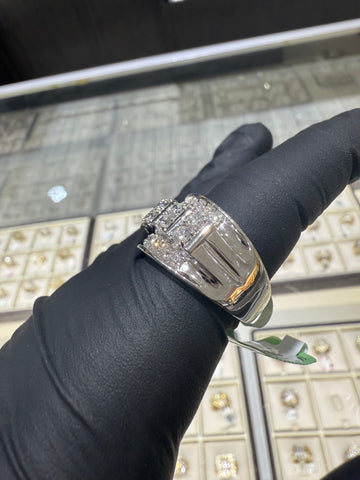 2CTW VVS Lab Diamond Mens Band