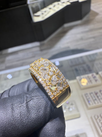 Mixed Shape Mens Diamond Band 2.5CTW VVS