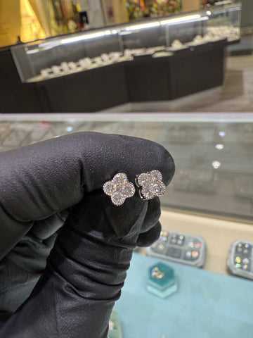 0.50CTW Clover Diamond Studs