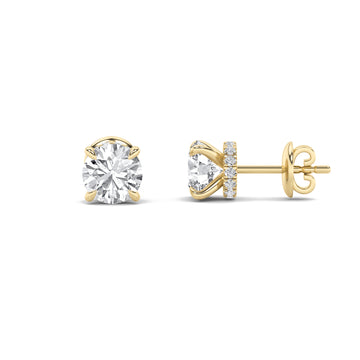 14KY 2ctw F+VVS+ Lab Grown Diamond Earrings