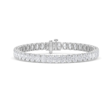 14KW 24ctw F+VS+ Lab Grown Diamond Bracelet