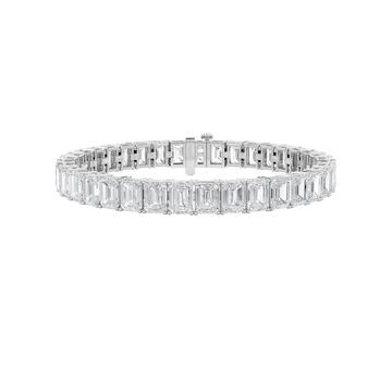 14KW 10ctw F+VS+ Lab Grown Diamond Bracelet