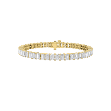 14KY 10ctw F+VS+ Lab Grown Diamond Bracelet