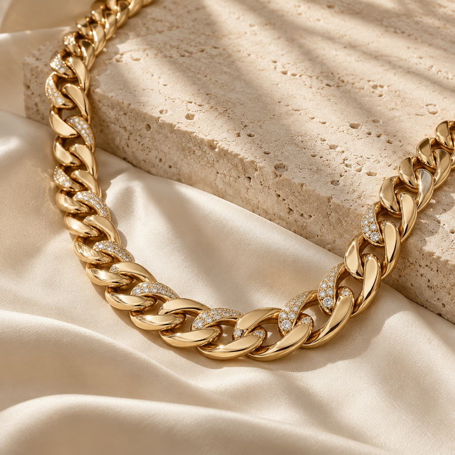 Editorial jewelry inspiration — chains