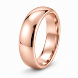 Men’s Classic Dome 5mm Gold Wedding Band in 14K rose gold — illustrative product rendering