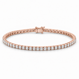 Men’s Essential Tennis Lab Diamond Bracelet — 1 CTW in 14K rose gold — illustrative product rendering