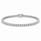 Men’s Essential Tennis Lab Diamond Bracelet — 1 CTW in 14K white gold — illustrative product rendering