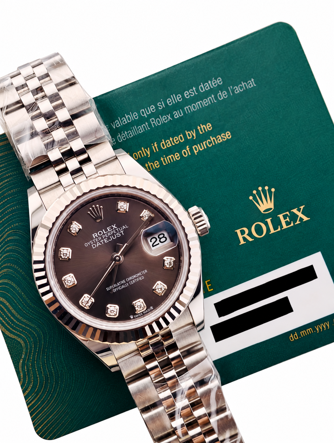 Rolex Lady-Datejust 279174 dark grey diamond — view 2