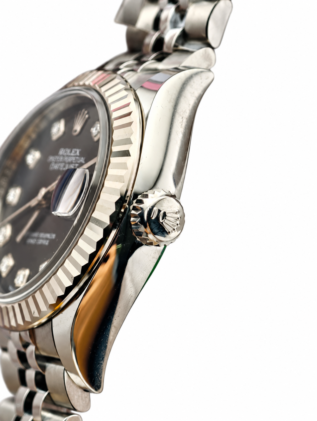 Rolex Lady-Datejust 279174 dark grey diamond — view 3