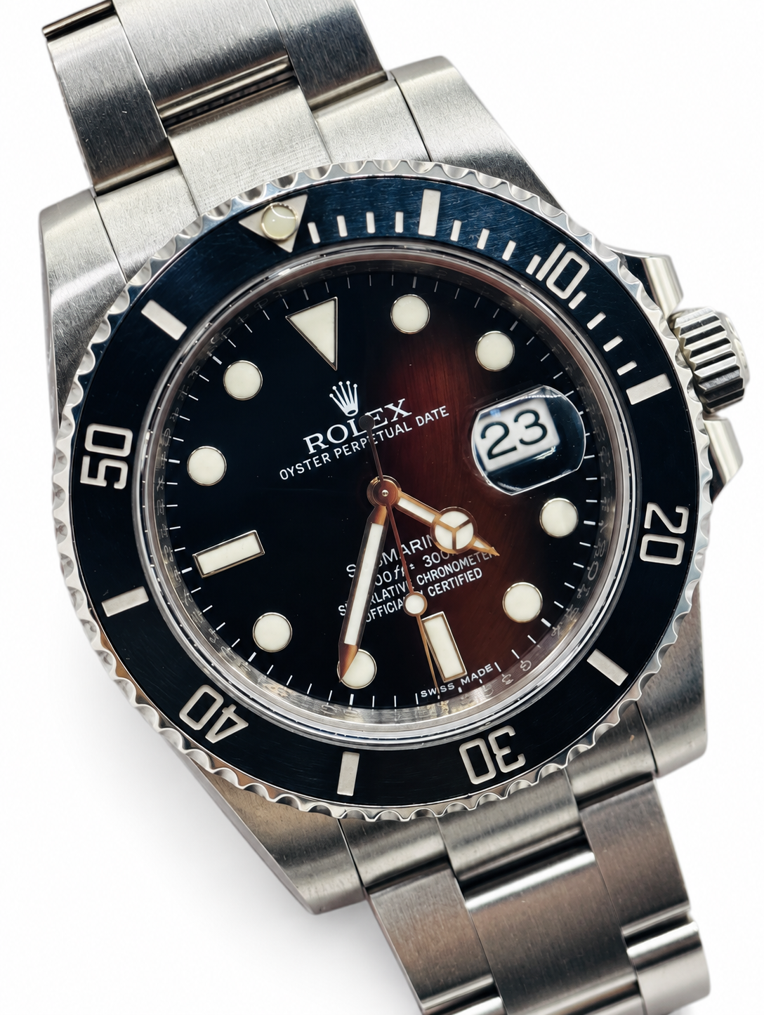 Pre-owned Rolex Submariner Date 116610LN — black dial