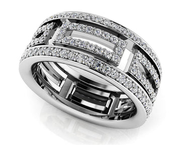 Glamorous Lab-Grown Diamond Eternity Ring