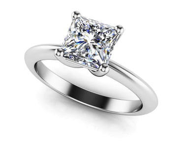 Infinite Love Princess Cut Lab-Grown Diamond Solitaire Engagement Ring