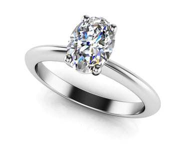 Love With No Limits Oval Solitaire Lab-Grown Diamond Ring