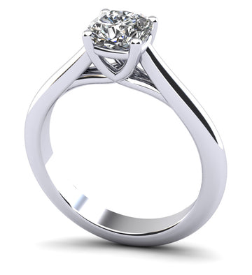 Elegant Round Solitaire Engagement Ring