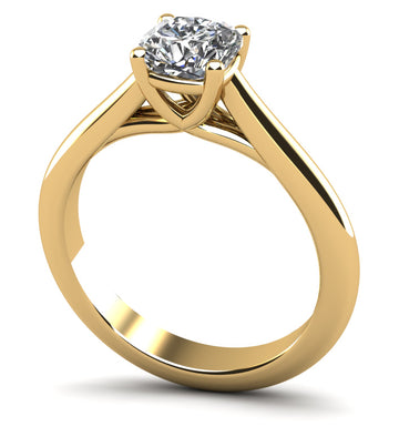 Elegant Round Solitaire Engagement Ring