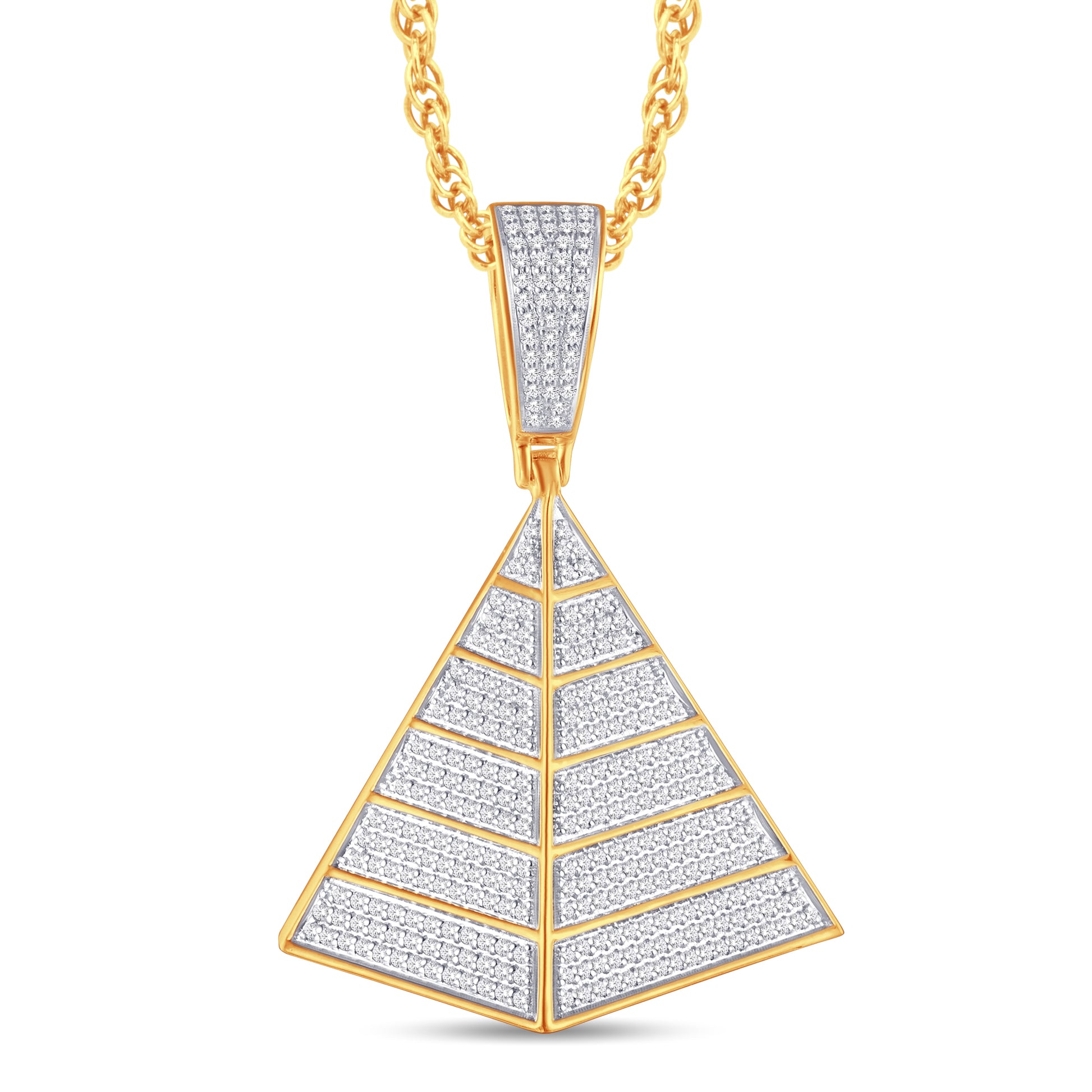Diamond pyramid pendant Clearance