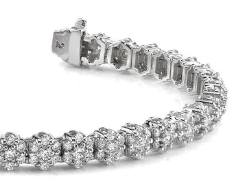 Pentagon Lab-Grown Diamond Bracelet