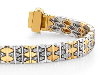 Lab-Grown Diamond Brick Bracelet