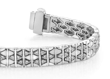 Lab-Grown Diamond Brick Bracelet
