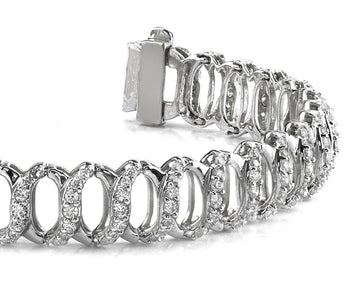 Intertwined Lab-Grown Diamond Bracelet