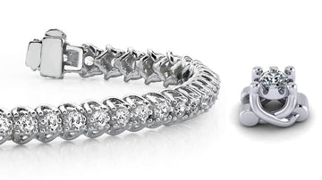 Scoop Link Lab-Grown Diamond Illusion Tennis Bracelet