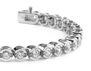 Smile Link Lab-Grown Diamond Tennis Bracelet