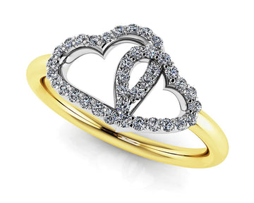 Lasting Hearts Lab-Grown Diamond Ring