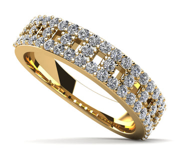 Modern Lab-Grown Diamond Anniversary Ring